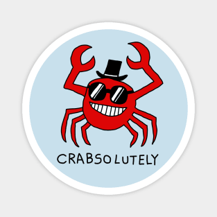 Crabsolutely (color) Magnet